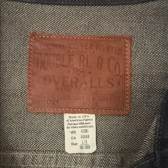 Double RL (RRL) Limited Edition 1 of 100 Coast to Coast Denim Jacket -Size Large - Picture 3 of 15
